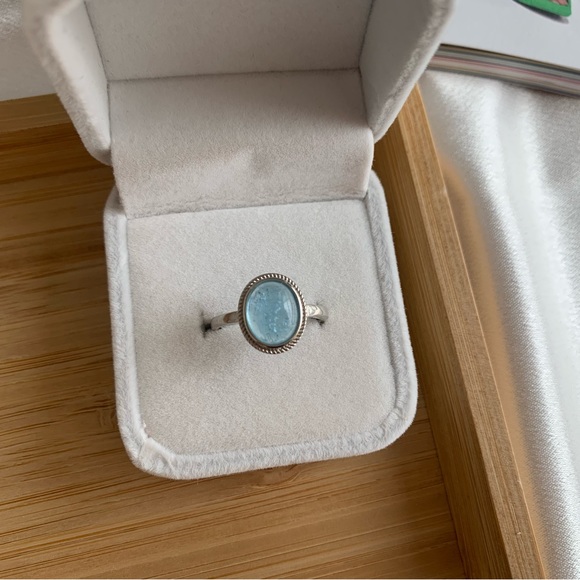 Brand new aquamarine ring s925 - Picture 1 of 2